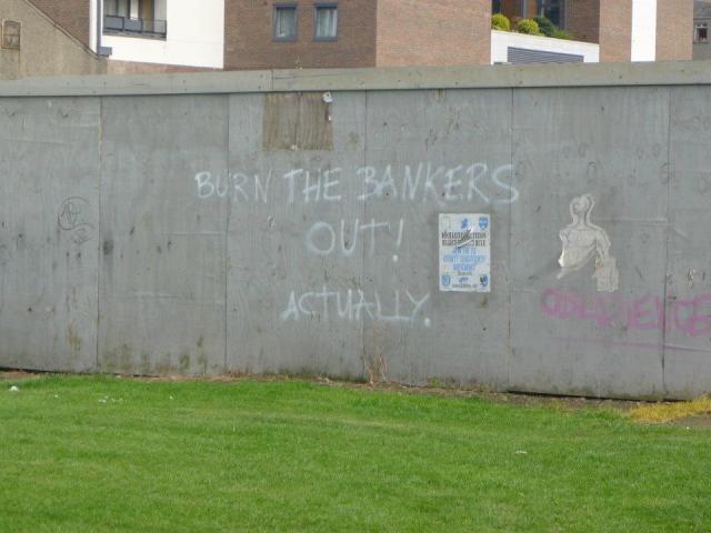 Burn the bankers. Actually.